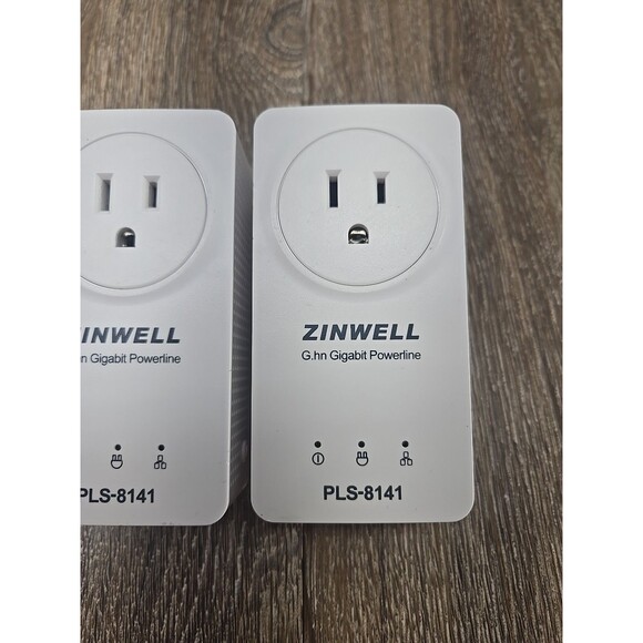 PLS-8141 PLS-8171 Pair Zinwell G.hn Gigabit Powerline Ethernet Adapter Vivent - Picture 3 of 7